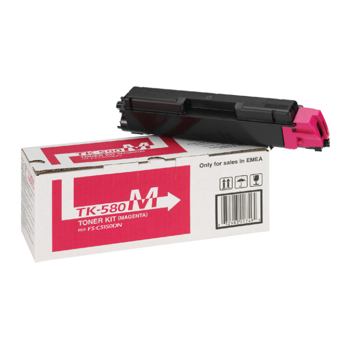 Toner Kyocera TK-580M rood