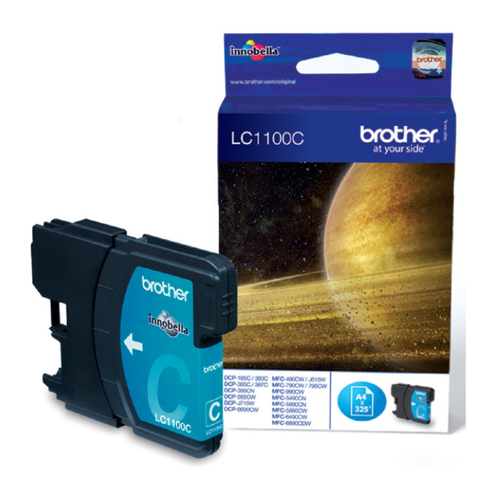 Inktcartridge Brother LC-1100C blauw