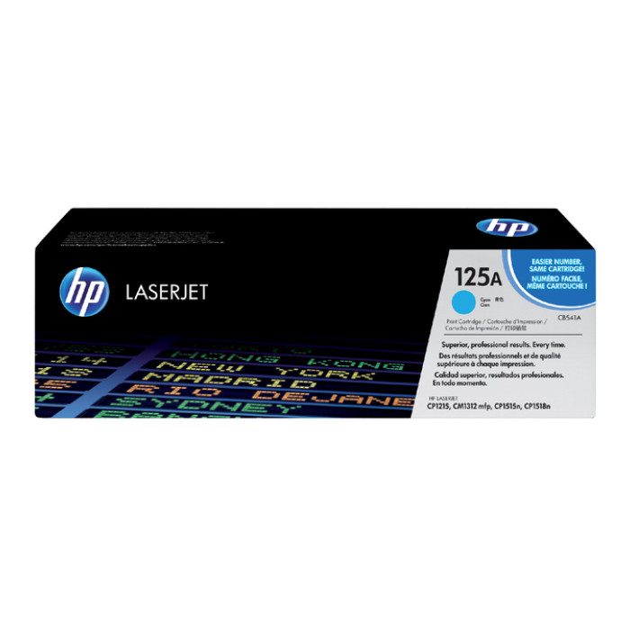 Tonercartridge HP CB541A 125A blauw