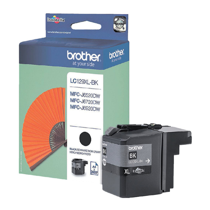 Inktcartridge Brother LC-129XLBK zwart