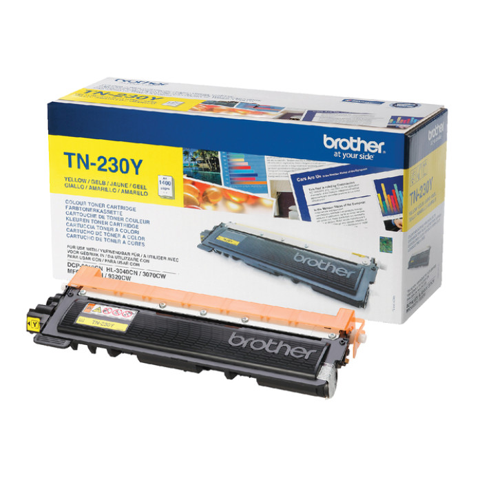 Toner Brother TN-230Y geel