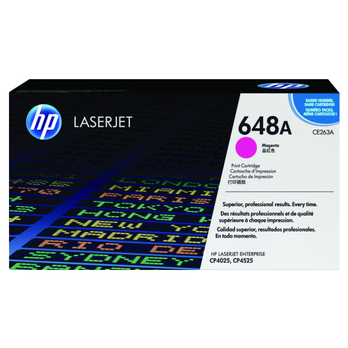 Tonercartridge HP CE263A 648A rood