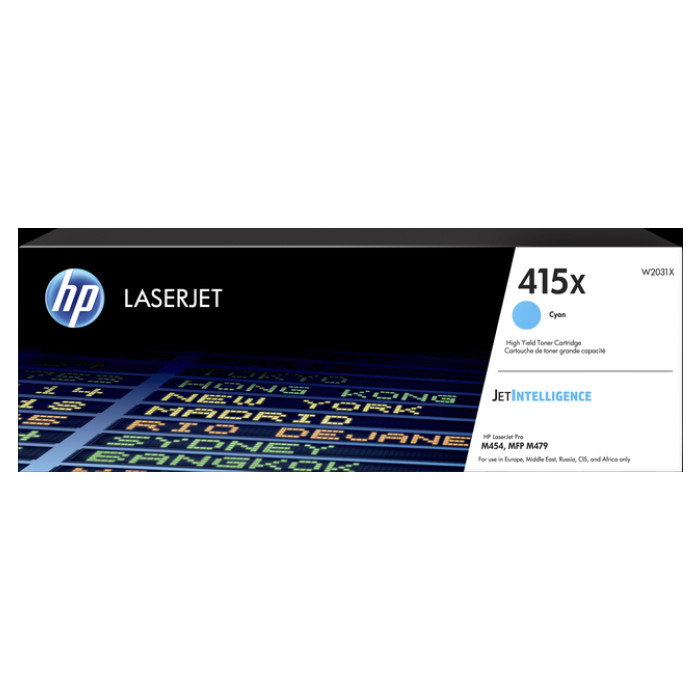 Tonercartridge HP W2031X 415X blauw