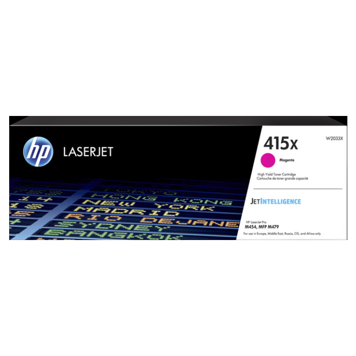 Tonercartridge HP W2033X 415X rood