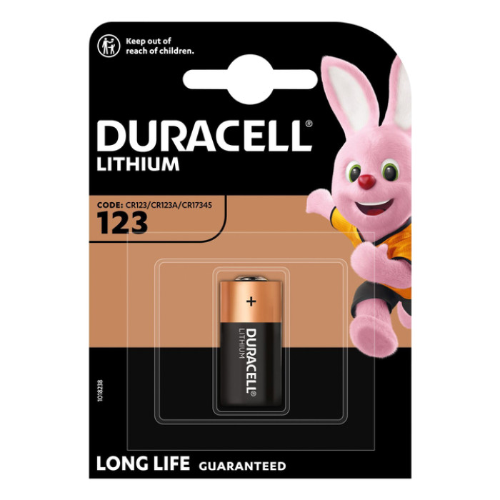 Batterij Duracell 1x CR123 high power lithium
