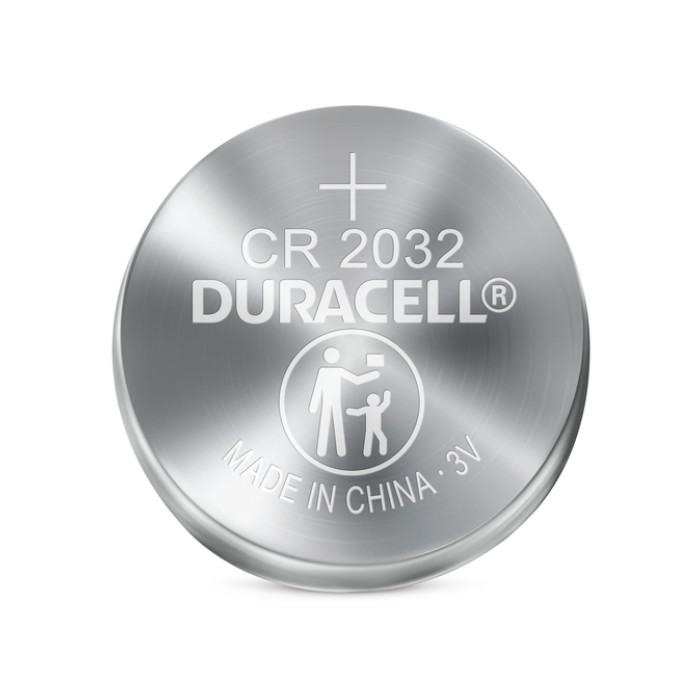 Batterij Duracell knoopcel 2xCR2032 lithium Ø20mm 3V-180mAh