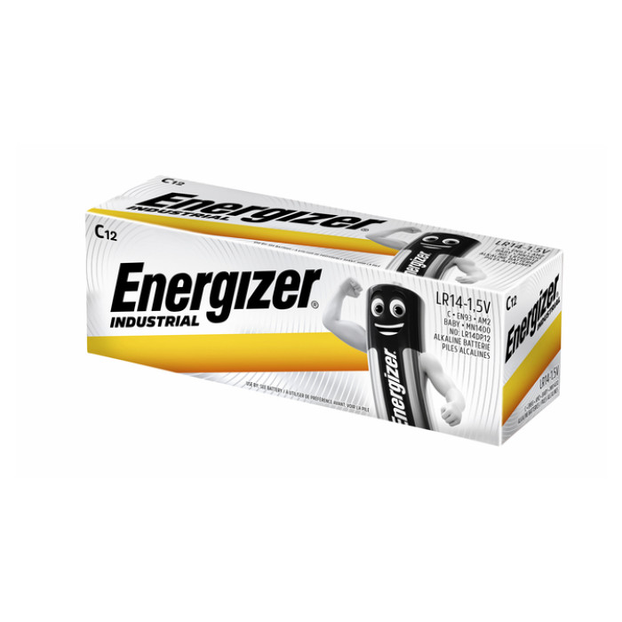 Batterij Energizer Industrial 12x C alkaline