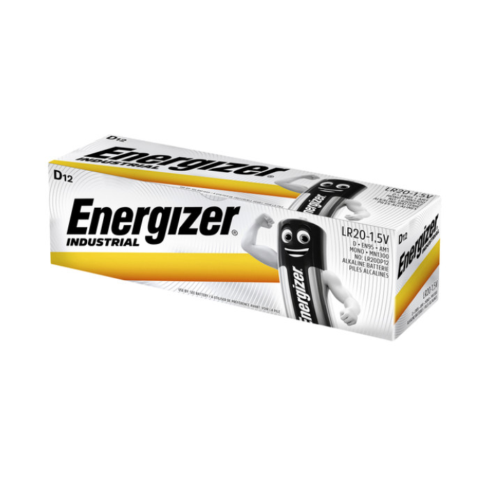 Batterij Energizer Industrial 12x D alkaline