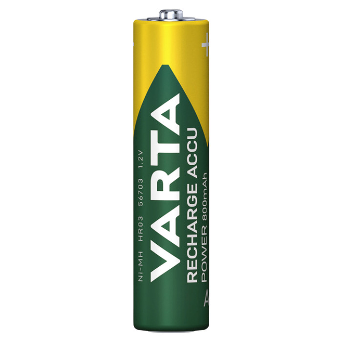 Batterij oplaadbaar VARTA 4x AAA 800mAh ready2use