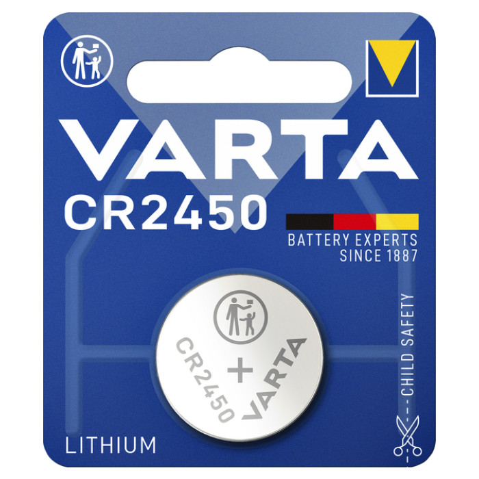 Batterij VARTA knoopcel 1x CR2450 lithium