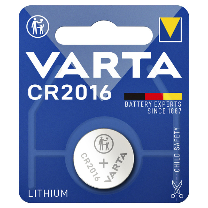 Batterij VARTA knoopcel 1x CR2016 lithium