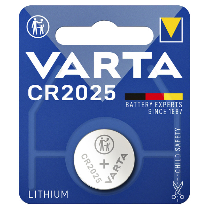 Batterij VARTA knoopcel 1x CR2025 lithium