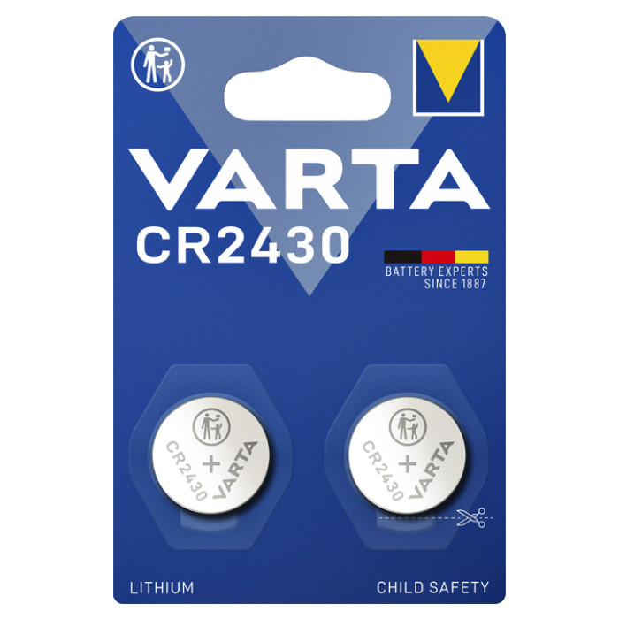 Batterij VARTA knoopcel 2x CR2430 lithium