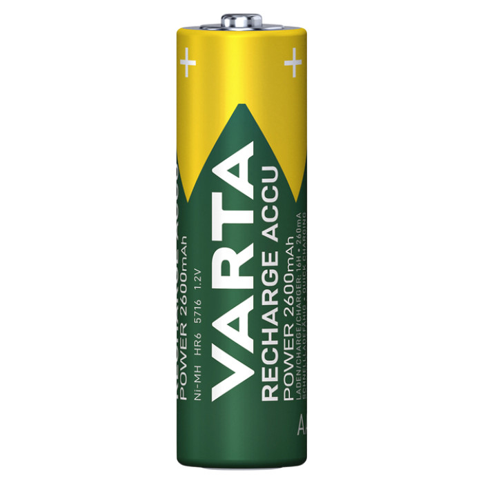 Batterij oplaadbaar VARTA 2x AA 2600mAh ready2use