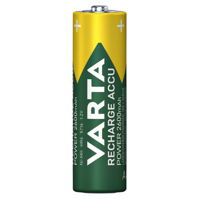 Batterij oplaadbaar VARTA 4x AA 2600mAh ready2use