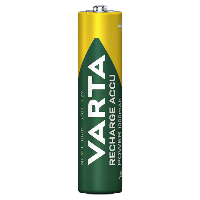Batterij oplaadbaar VARTA 4x AAA 1000mAh ready2use