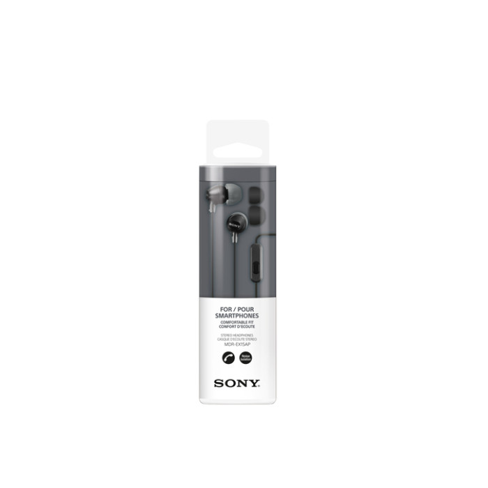 Oortelefoon Sony EX15AP basic zwart