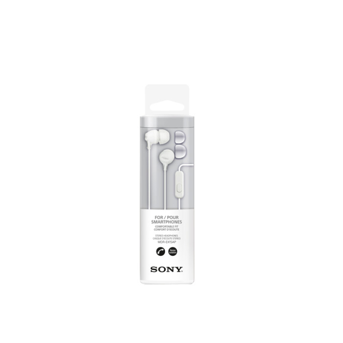 Oortelefoon Sony EX15AP basic wit