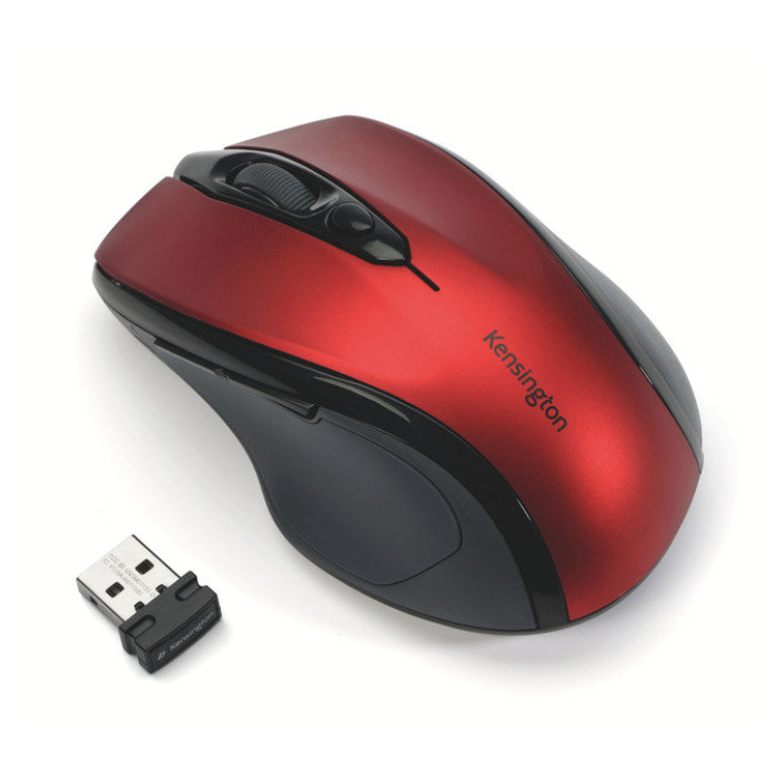 Muis Kensington Pro Fit draadloos mid-size rood