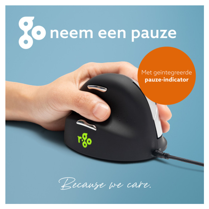 Ergonomisch muis R-Go HE Break Draad Links M