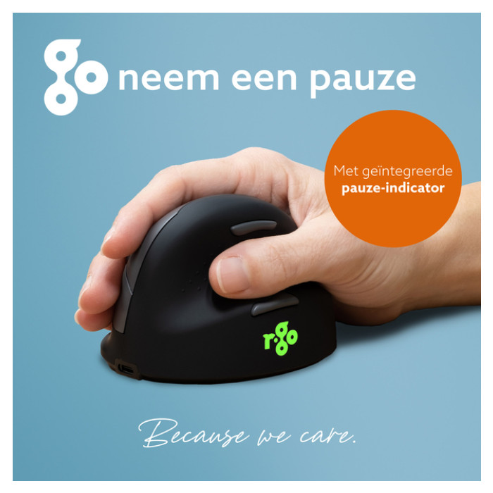Ergonomisch muis R-Go HE Break Wireless Rechts L