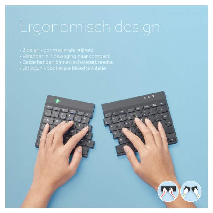 Toetsenbord R-Go Ergonomisch Split Break QWERTY