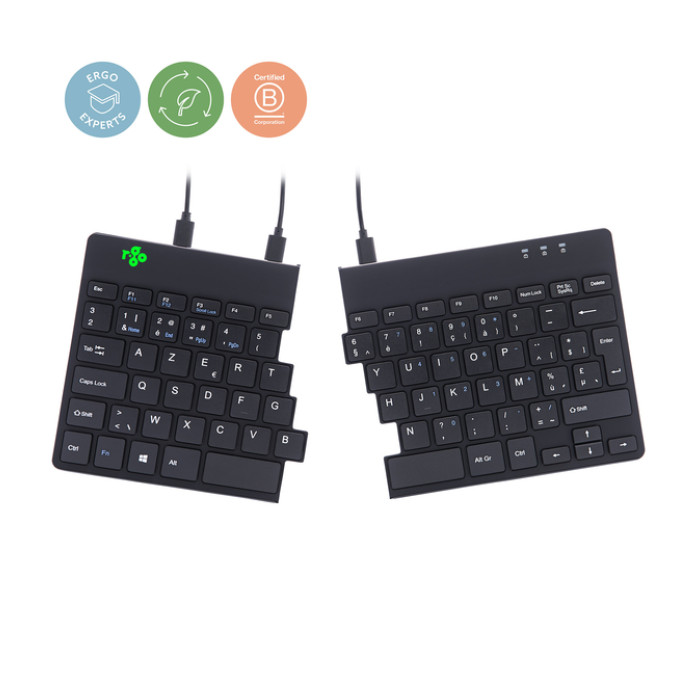 Toetsenbord R-Go Ergonomisch Split Break AZERTY