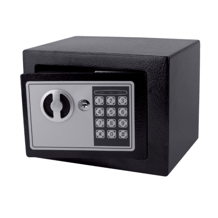 Kluis Pavo mini elektronisch 230x170x170mm zwart