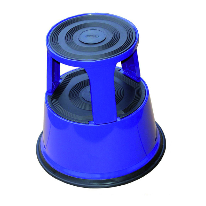 Opstapkruk Desq 420mm metaal blauw