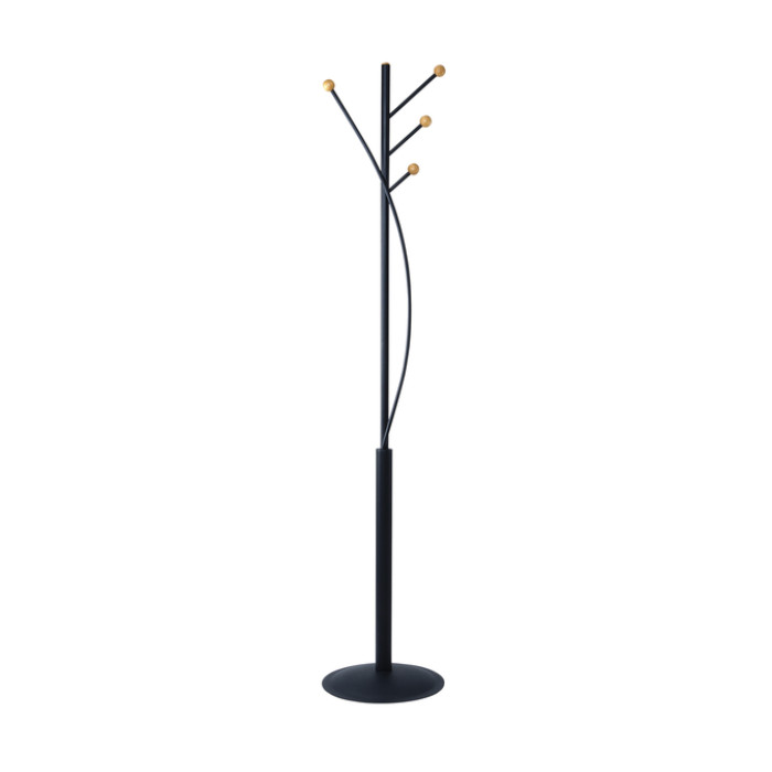 Kapstok MAUL Aura staand 180cm 4 haken zwart