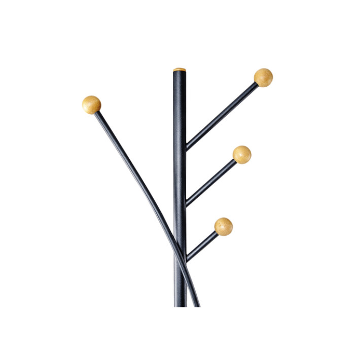 Kapstok MAUL Aura staand 180cm 4 haken zwart