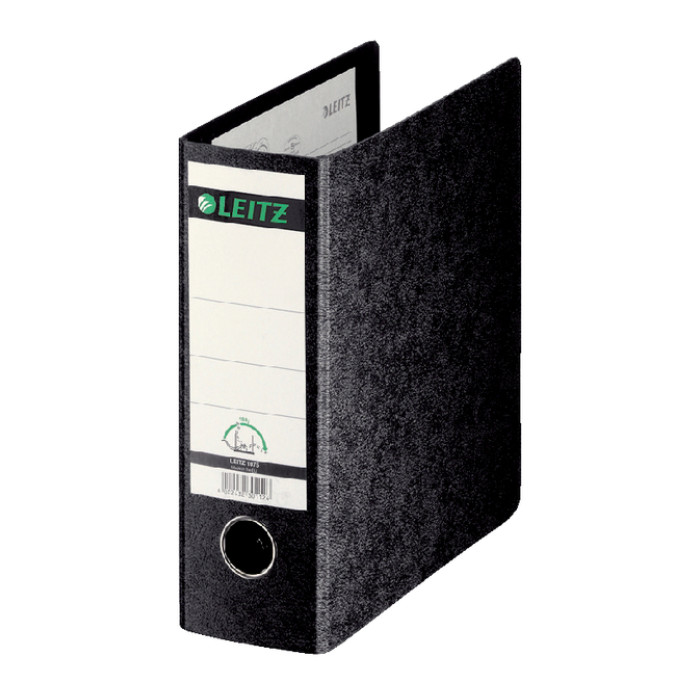 Ordner Leitz 1075 180° 77mm karton A5 recht zwart