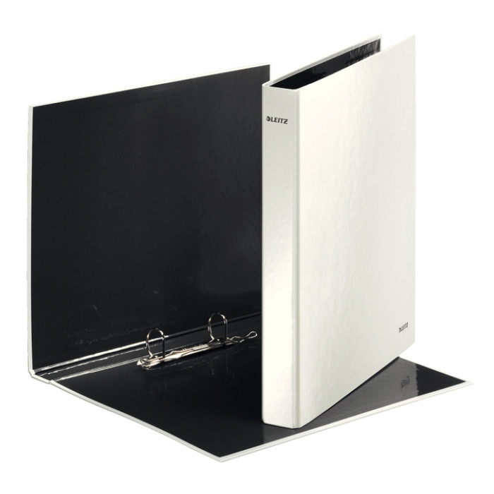 Ringband Leitz WOW A4 maxi 2-rings D-mechaniek 40mm wit