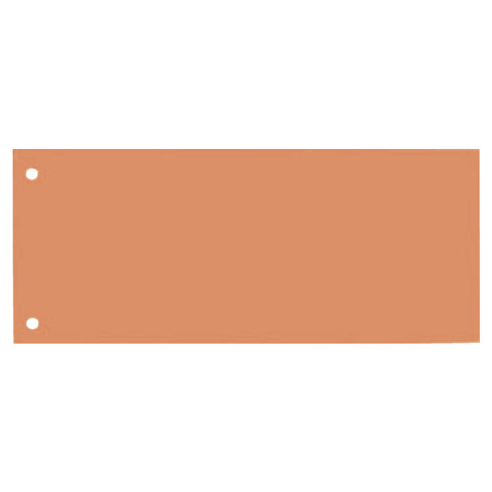 Scheidingsstrook Oxford smal 240x105mm 190gr oranje 100 stuks