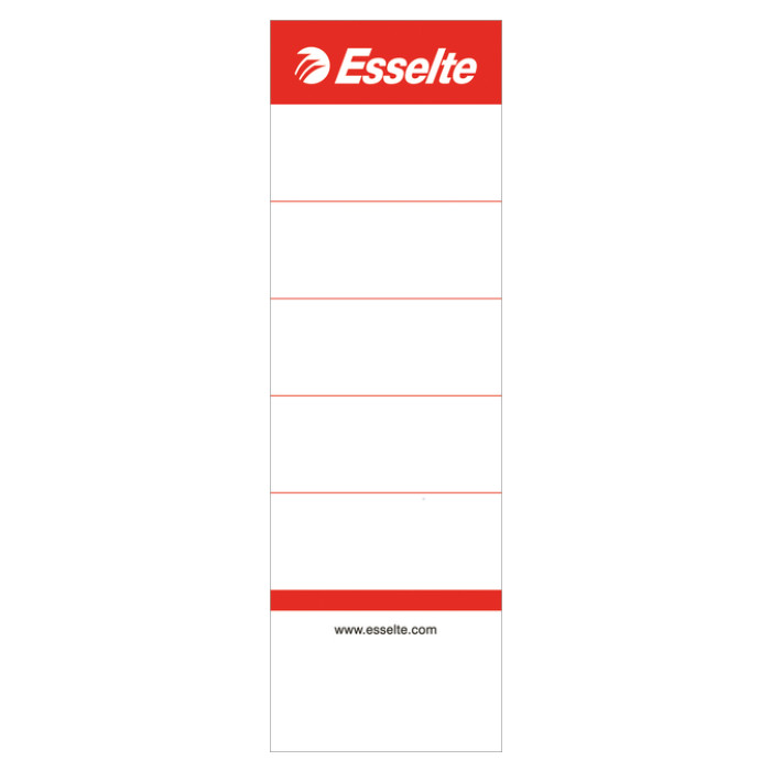Rugetiket Esselte breed 50x158mm karton wit 100 stuks