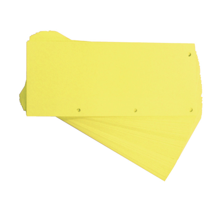 Scheidingsstrook Oxford Duo 240x105mm geel 60 stuks