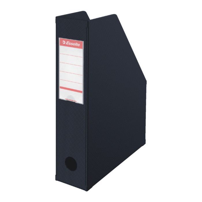 Tijdschriftencassette Esselte VIVIDA opvouwbaar A4 zwart