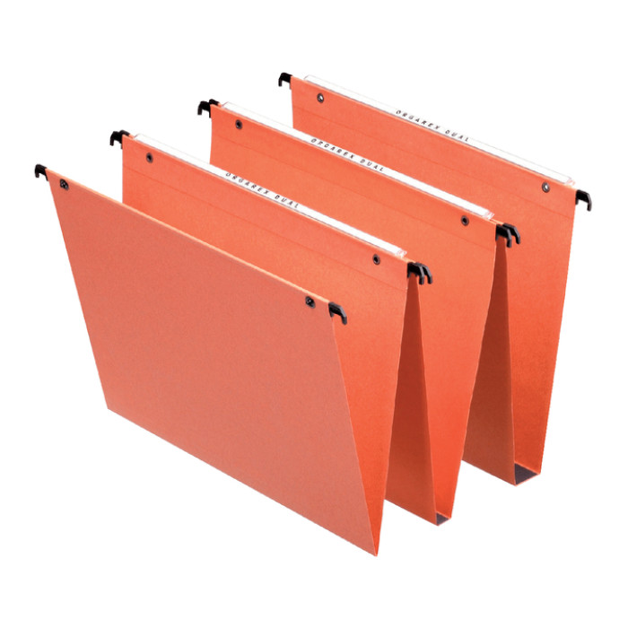 Hangmap Esselte Orgarex dual verticaal 345x245x30mm oranje