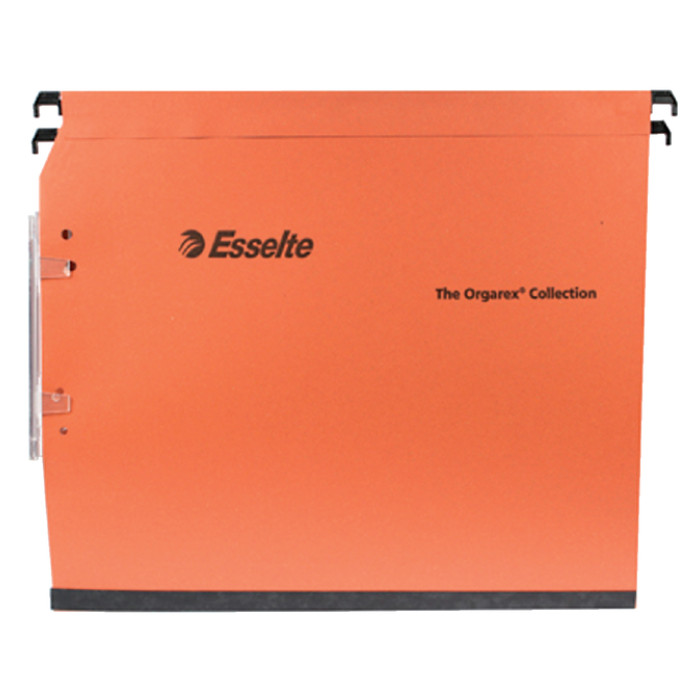 Hangmap Esselte Orgarex dual lateraal 345x275x15mm oranje