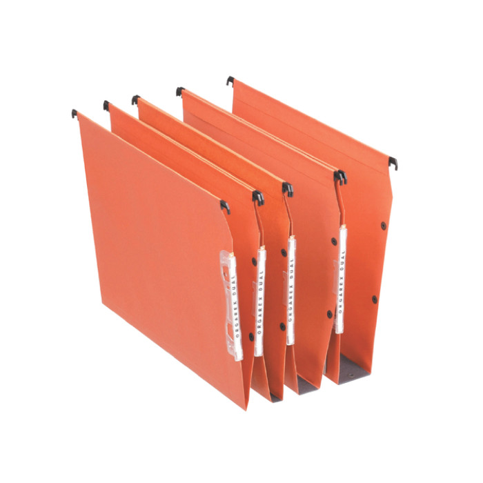 Hangmap Esselte Orgarex dual lateraal 345x275x30mm oranje
