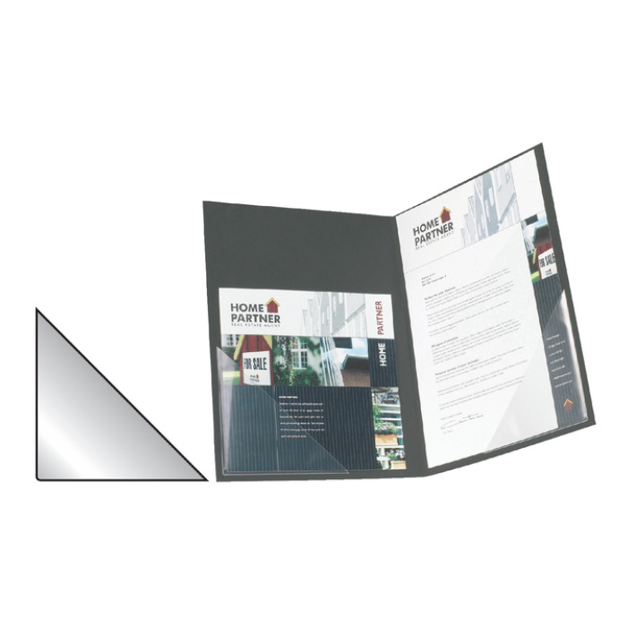 Hoektas Djois  100x100mm zelfklevend PP transparant 12 stuks