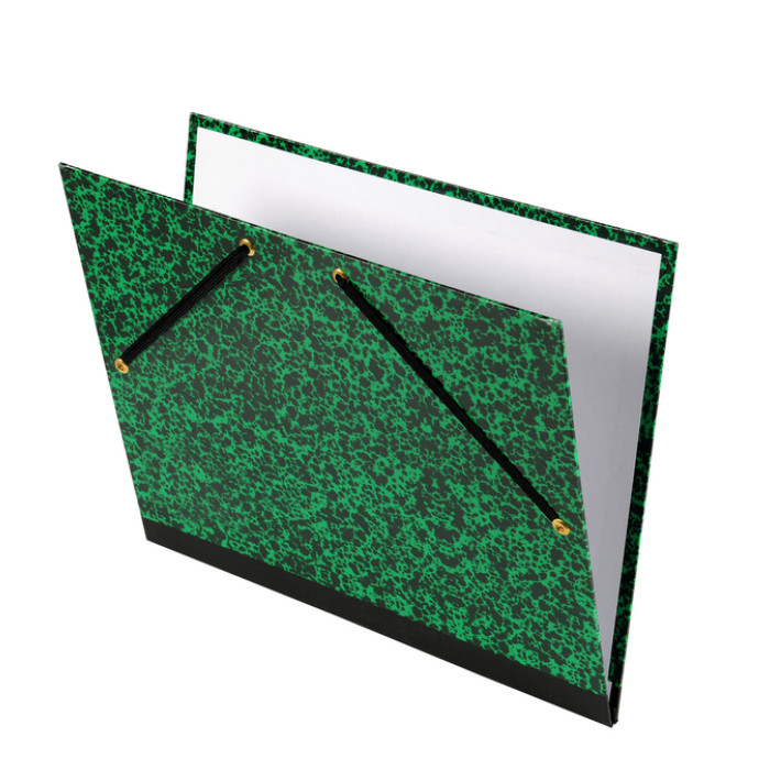 Tekenmap Canson Studio Annonay elastieksluiting 280x380mm groen