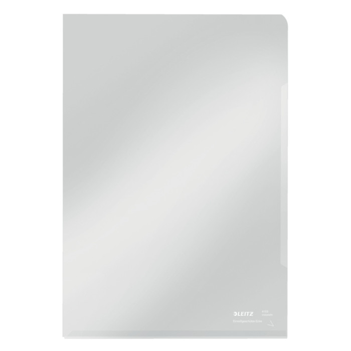 Insteekmap L-model Leitz Premium copy safe 0.15mm PVC A4 transparant 100 stuks