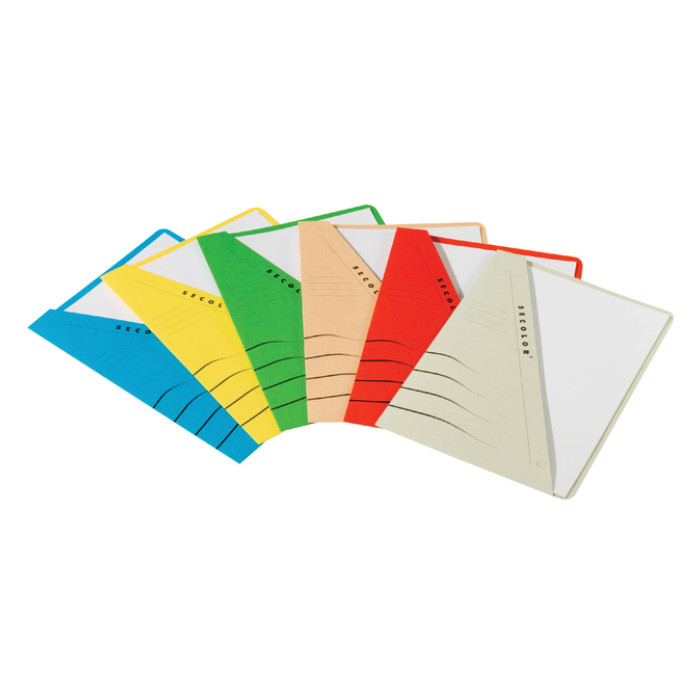 Insteekmap Djois Secolor A4 recycled 250gr rood