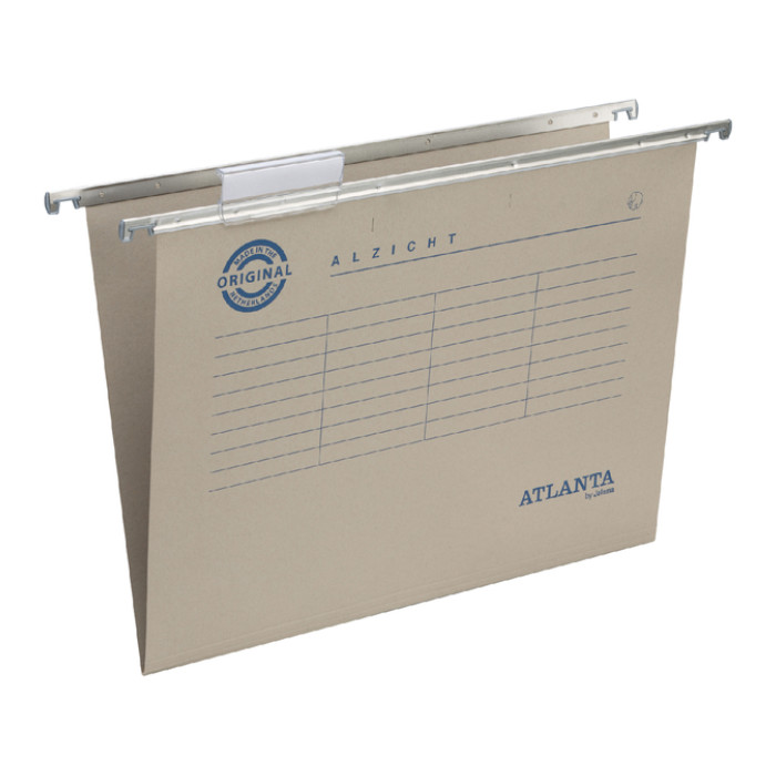 Hangmap Djois Alzicht frontaal A4  recycled V-bodem 312x235mm grijs
