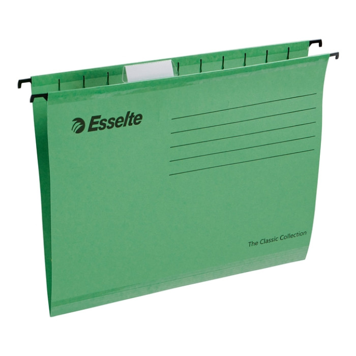 Hangmap Esselte Classic A4 V-bodem 345x240mm groen