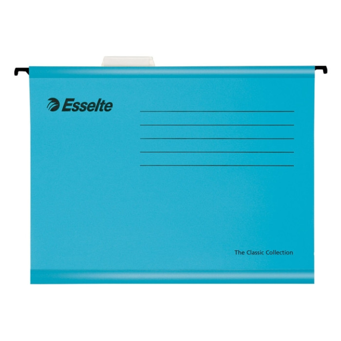 Hangmap Esselte Classic folio V-bodem 382x240mm blauw