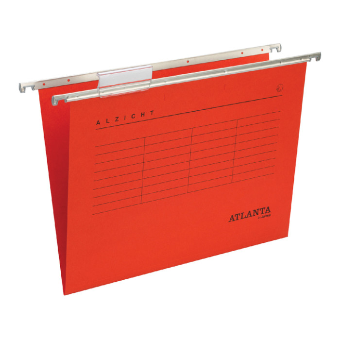 Hangmap Djois Alzicht folio frontaal recycled V-bodem rood