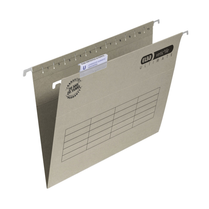 Hangmap Elba Verticfile Ultimate A4 V-bodem grijs 25st