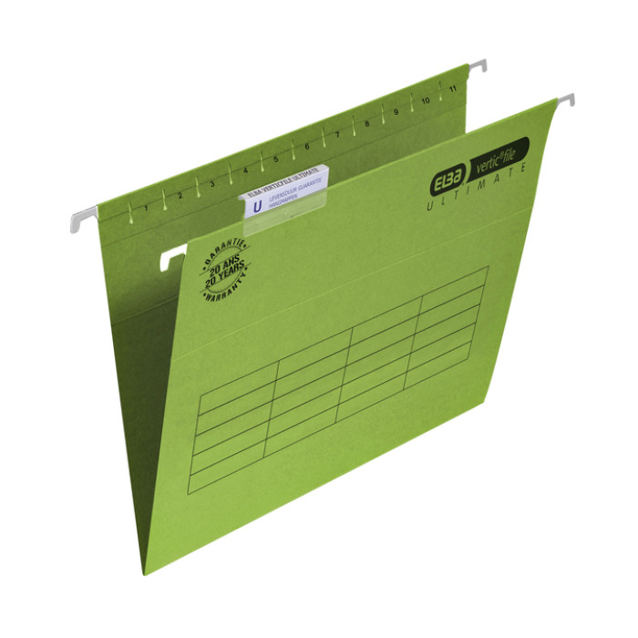 Hangmap Elba Verticfile Ultimate A4 V bodem groen